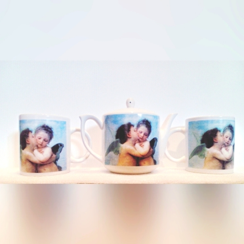 Vintage Angel Tea and cup set